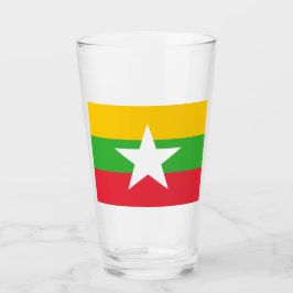 Copo De Pint Bandeira de Mianmar (Birmânia)
