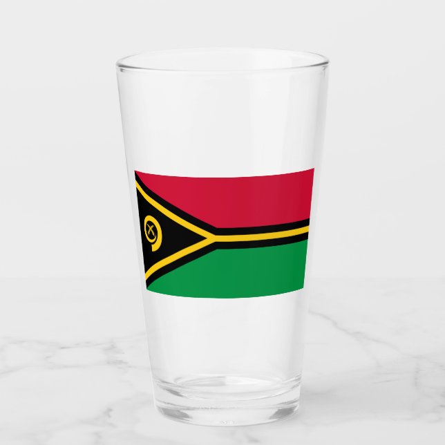 Copo De Pint Bandeira de Vanuatu (Frente)