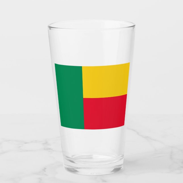 Copo De Pint Bandeira do Benim (África) (Frente)