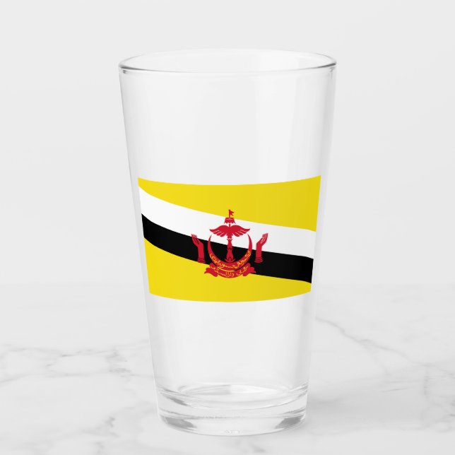 Copo De Pint Bandeira do Brunei (Frente)