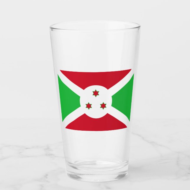 Copo De Pint Bandeira do Burundi (Frente)
