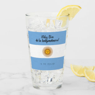 Copo De Pint Bandeira do Dia da Independência da Argentina
