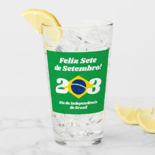 Copo De Pint Bandeira do Dia da Independência do Brasil