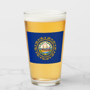 Copo De Pint Bandeira do Estado de New Hampshire