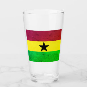 Copo De Pint Bandeira do Gana (África Ocidental)