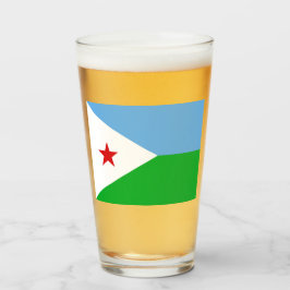 Copo De Pint Bandeira do Jibuti (nação africana)