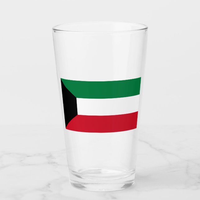 Copo De Pint Bandeira do Kuwait (Frente)