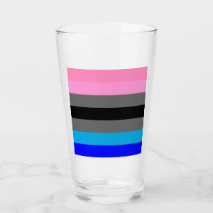 Copo De Pint Bandeira do Orgulho Ambonec