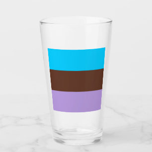 Copo De Pint Bandeira do Orgulho Androsexual