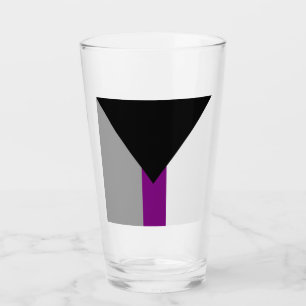 Copo De Pint Bandeira do Orgulho Demissexual