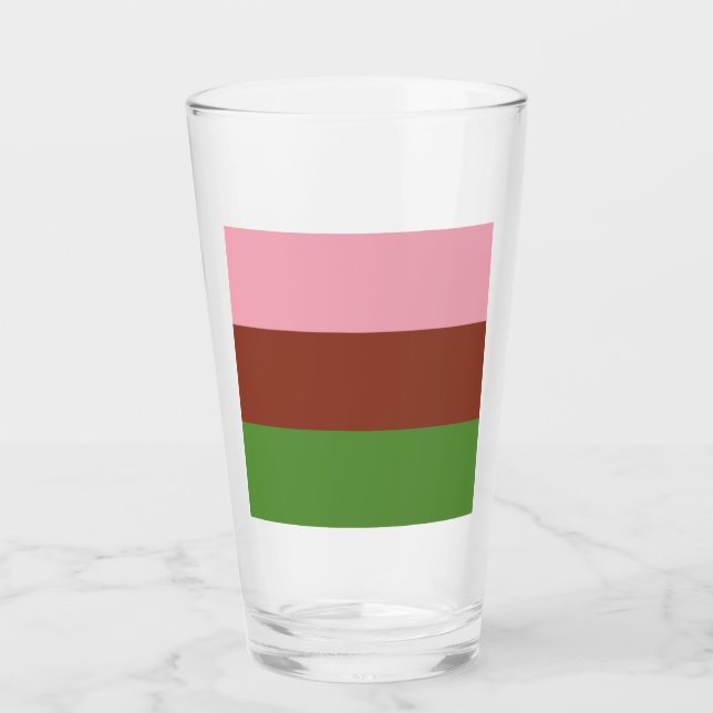 Copo De Pint Bandeira do Orgulho Ginossexual (Frente)