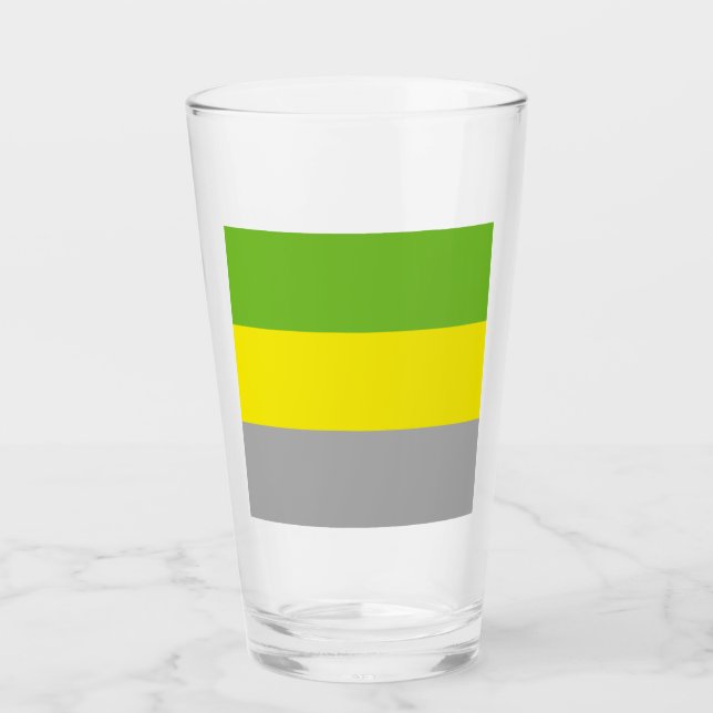 Copo De Pint Bandeira do Orgulho Litromântico (Frente)