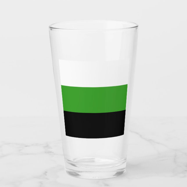 Copo De Pint Bandeira do Orgulho Neutrois (Frente)