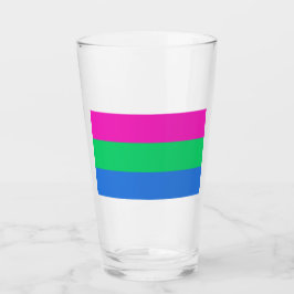 Copo De Pint Bandeira do Orgulho Polissexual