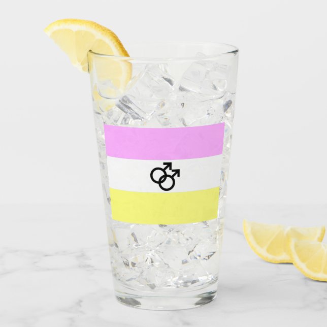Copo De Pint Bandeira do Orgulho Twink (Gelo frontal)