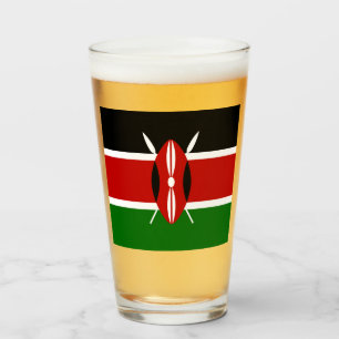 Copo De Pint Bandeira do Quénia