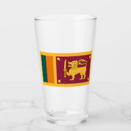 Copo De Pint Bandeira do Sri Lanka