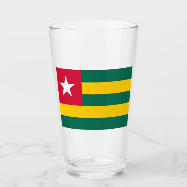 Copo De Pint Bandeira do Togo (Frente)