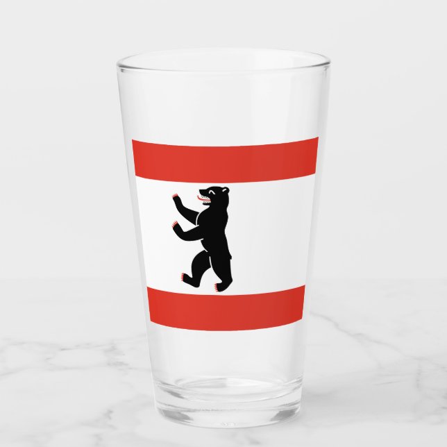 Copo De Pint Bandeira do Vidro de Berlim (Frente)