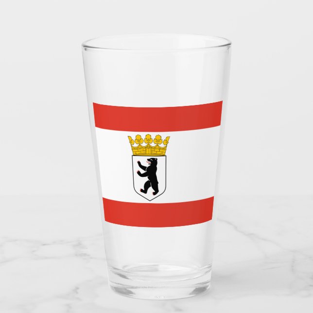 Copo De Pint Bandeira do Vidro de Berlim (Frente)