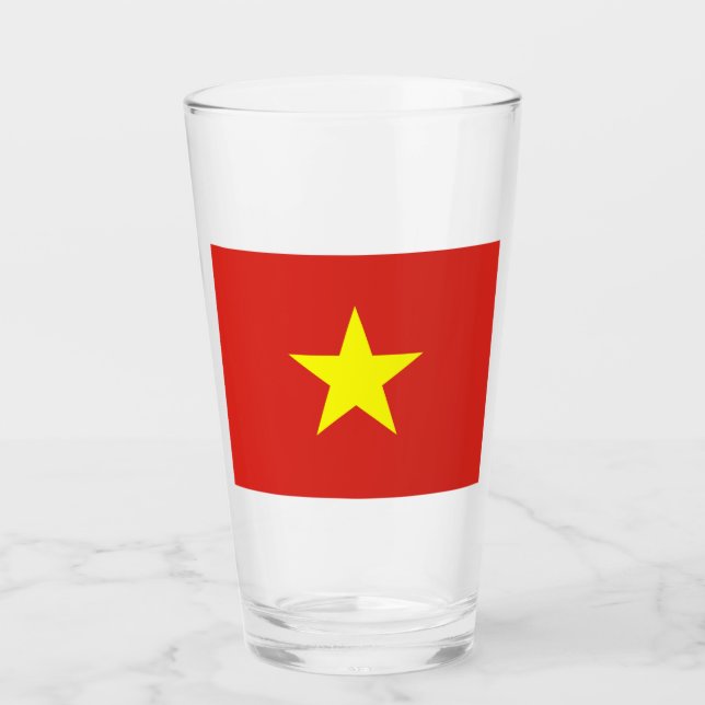 Copo De Pint Bandeira do Vietname (Frente)