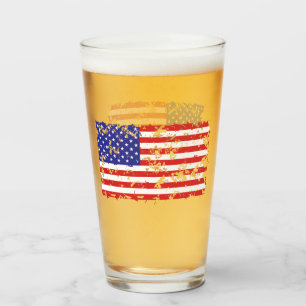 Copo De Pint Bandeira dos Estados Unidos