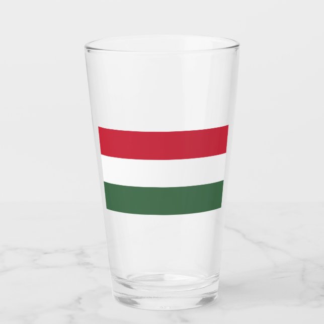 Copo De Pint Bandeira Húngara (Frente)