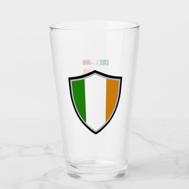 Copo De Pint Bandeira irlandesa (Frente)