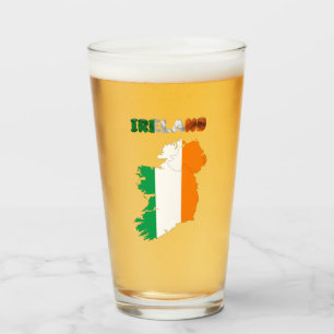 Copo De Pint bandeira irlandesa