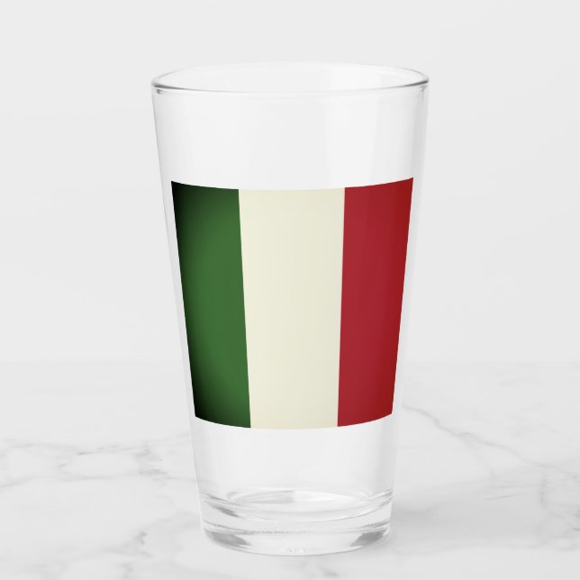 Copo De Pint Bandeira italiana (Frente)