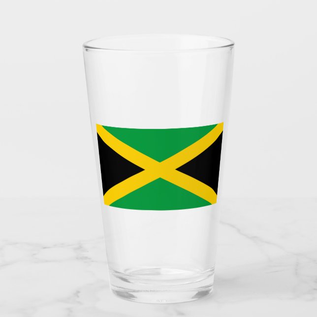 Copo De Pint Bandeira jamaicana (Frente)