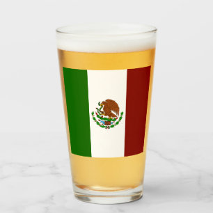 Copo De Pint bandeira mexicana
