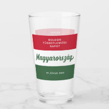 Bandeira Nacional do Dia da Independência na Hungr