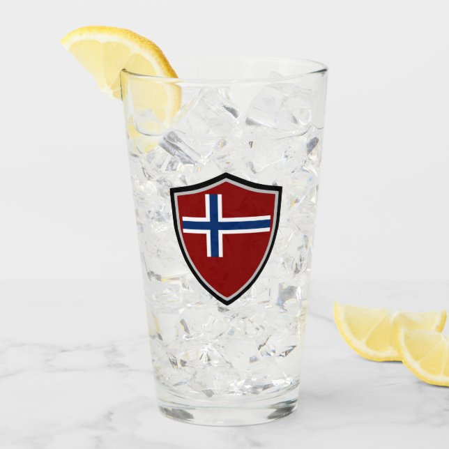 Copo De Pint Bandeira norueguesa (Gelo frontal)