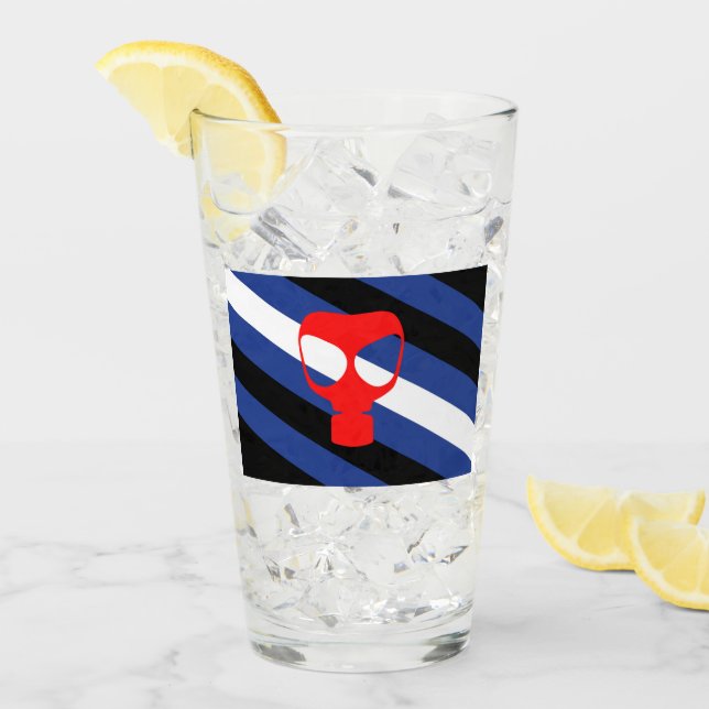 Copo De Pint Bandeira Orgulho Máscara (Gelo frontal)