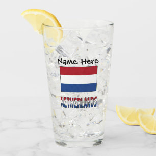 Copo De Pint Bandeira Personalizada dos Países Baixos e Neerlan