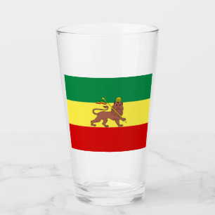 Copo De Pint Bandeira Rastafariana (Rastafarianismo) (rasta)