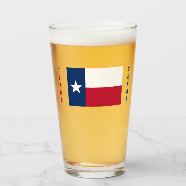 COPO DE PINT BANDEIRA TEXAS (Frente (Preenchido))