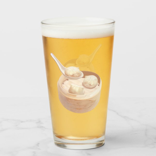 Copo De Pint Bao Baby - Tea Time Bao Buddies (Frente (Preenchido))