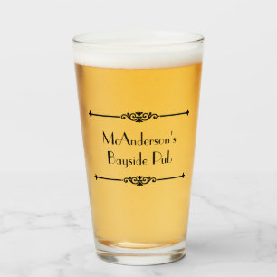 Copo De Pint Bar clássico cerveja personalizada do nome ou do