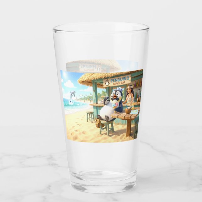 Copo De Pint Bar da Praia do Pinguim (Frente)
