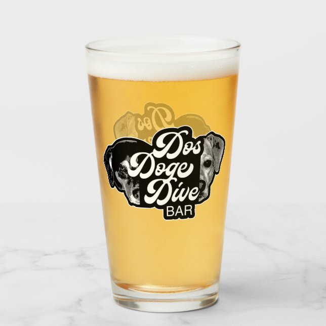Copo De Pint Bar do disco dos (Frente (Preenchido))