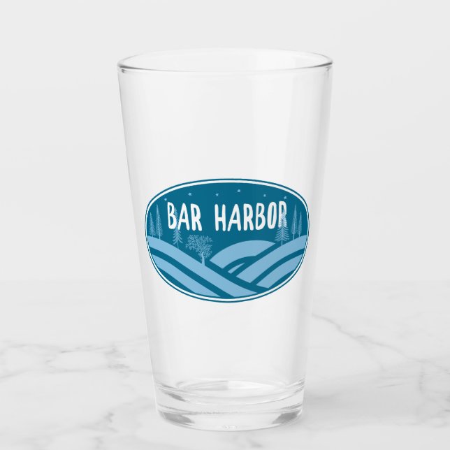 Copo De Pint Bar Harbor Maine ao ar livre (Frente)