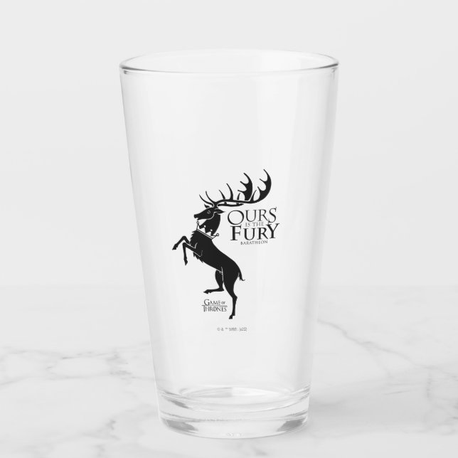 Copo De Pint Baratheon Sigil - Ours is the Fury (Frente)