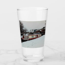 Copo De Pint Barco do Canal Vermelho e Creme