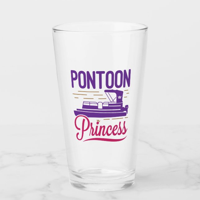 Copo De Pint Barco Motor Pontooning da Princesa Pontoon (Frente)