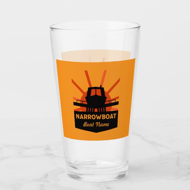 Copo De Pint Barcos Estreitos E Presentes A Canaleque (Frente)