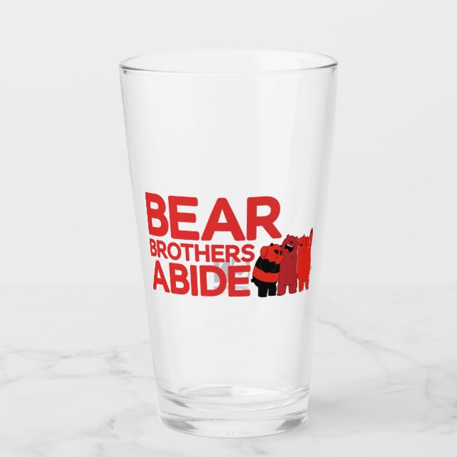 Copo De Pint Bare Bears - Bear Brothers Abide (Frente)