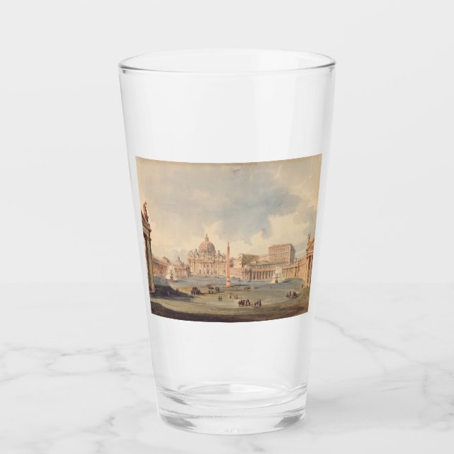 Copo De Pint Basílica Papal de Peter Santo no Vaticano (Frente)