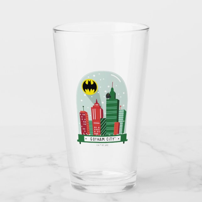 Copo De Pint Batman Gotham City™ Snow Globe Graphic (Frente)